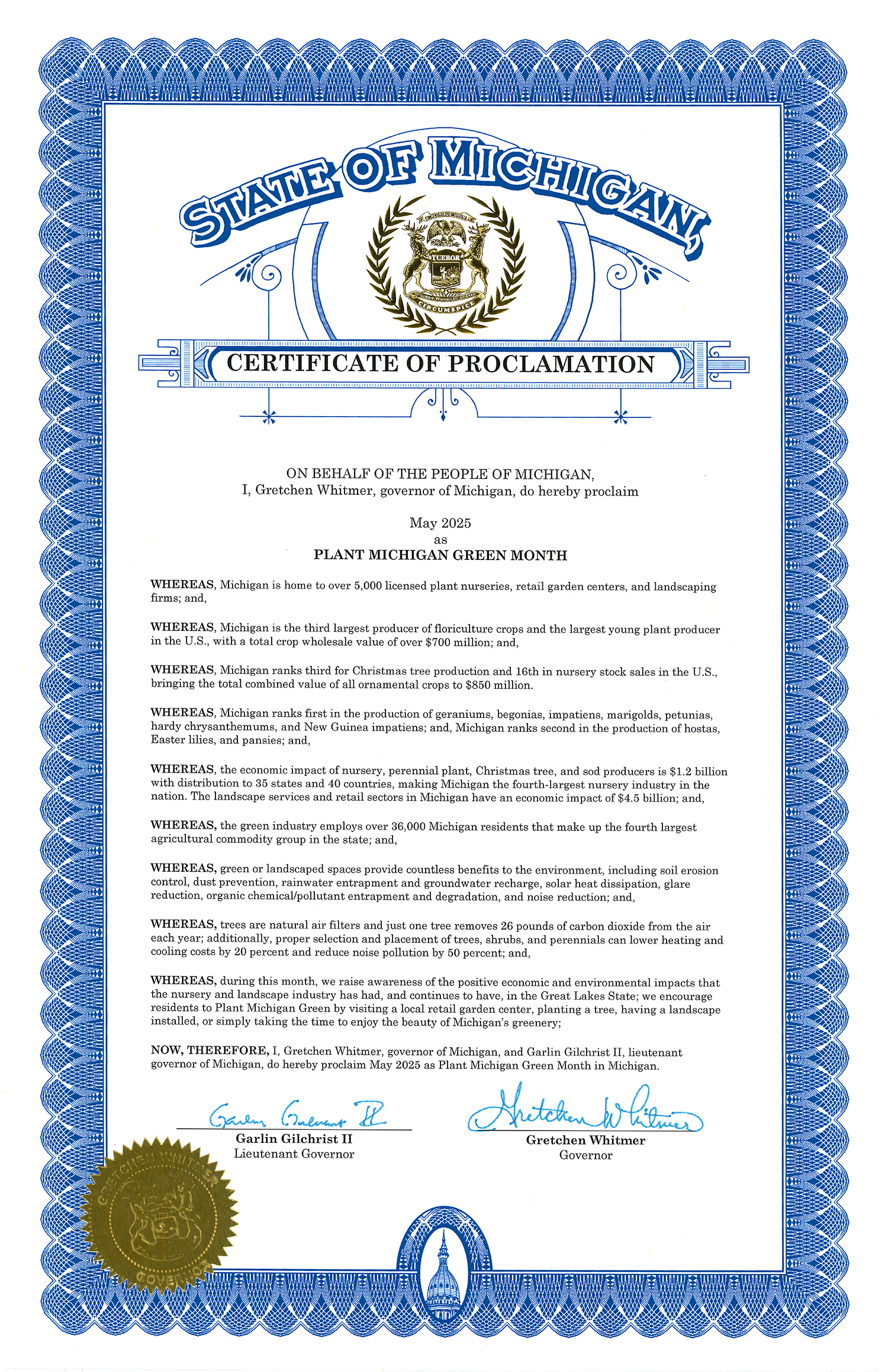 PMG Proclamation
