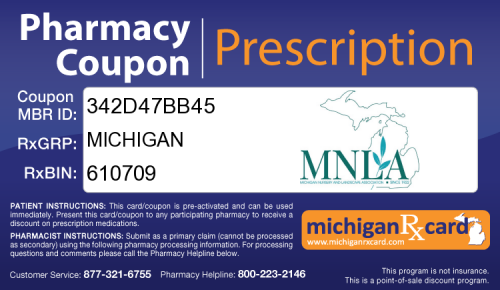 Michigan RX Card