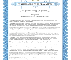 Snow Professionals Proclamation